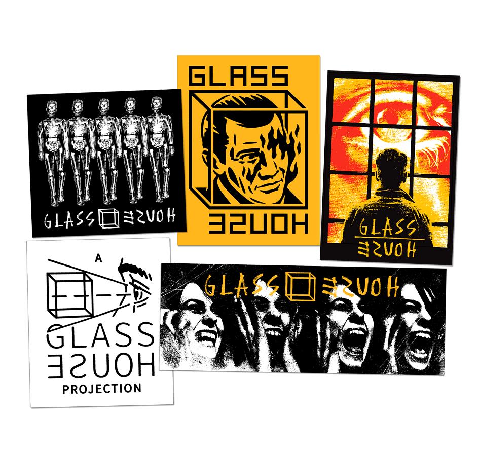 STICKER PACK 2 – GLASS HOUSE SKATEBOARDS